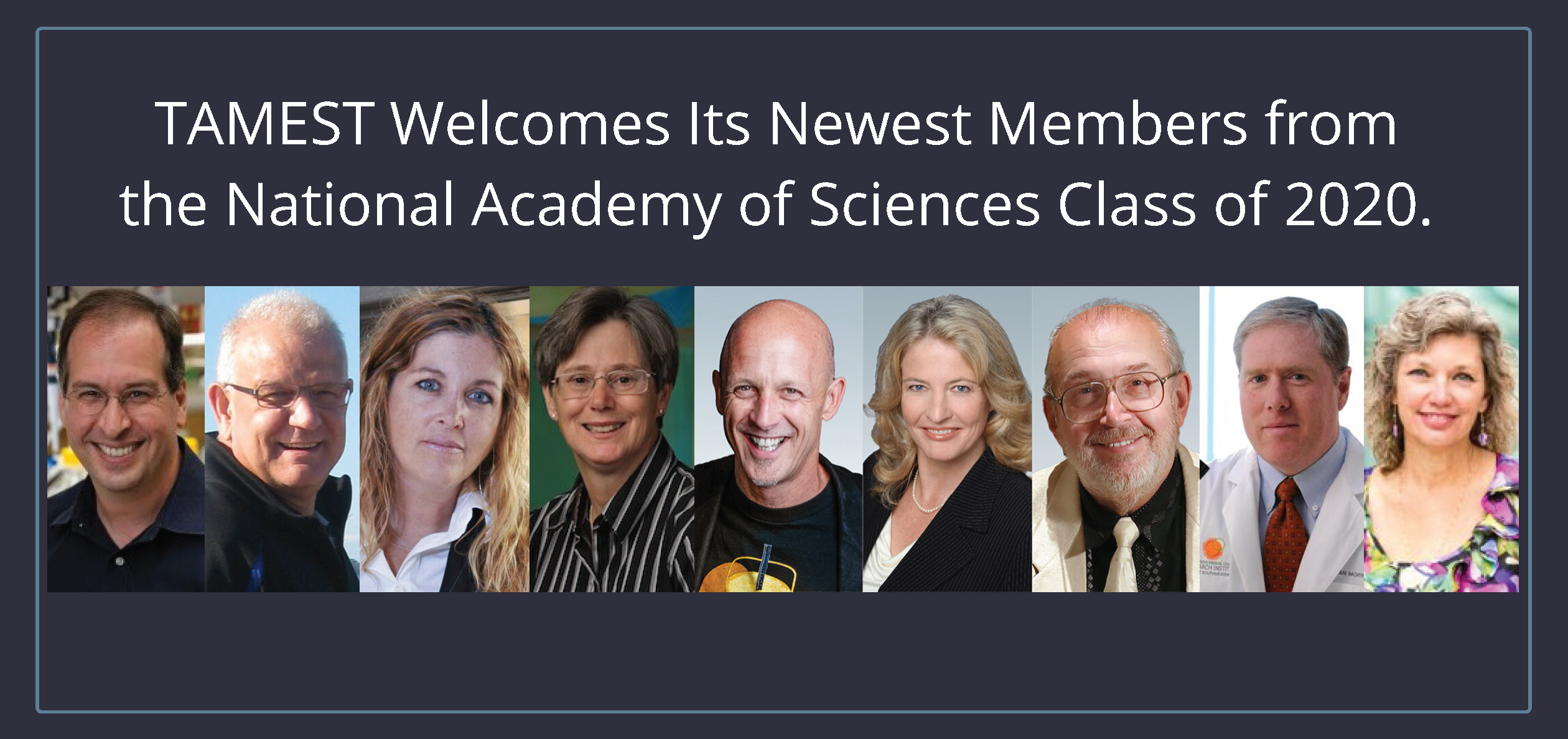 2020 New National Academy of Sciences Members