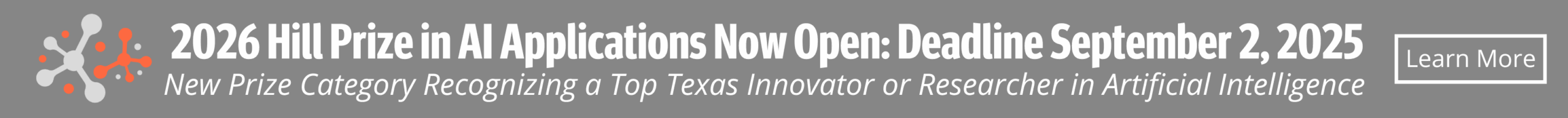 2026 Hill Prize in AI Banner