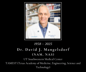 TAMEST Member David J. Mangelsdorf, Ph.D.