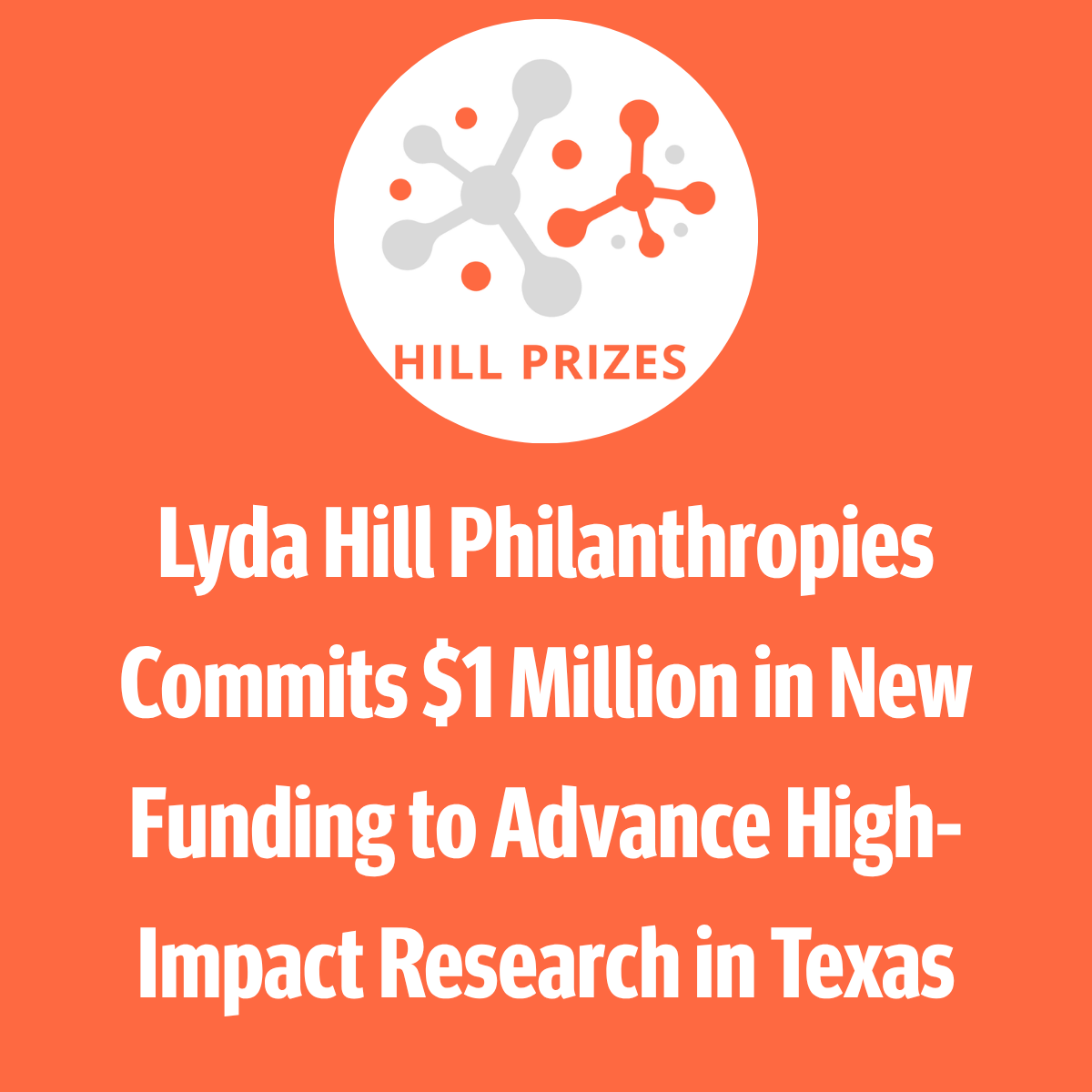 Lyda Hill Philanthropies Commits $1 Million in New Funding Lyda Hill Philanthropies Commits $1 Million in New Funding