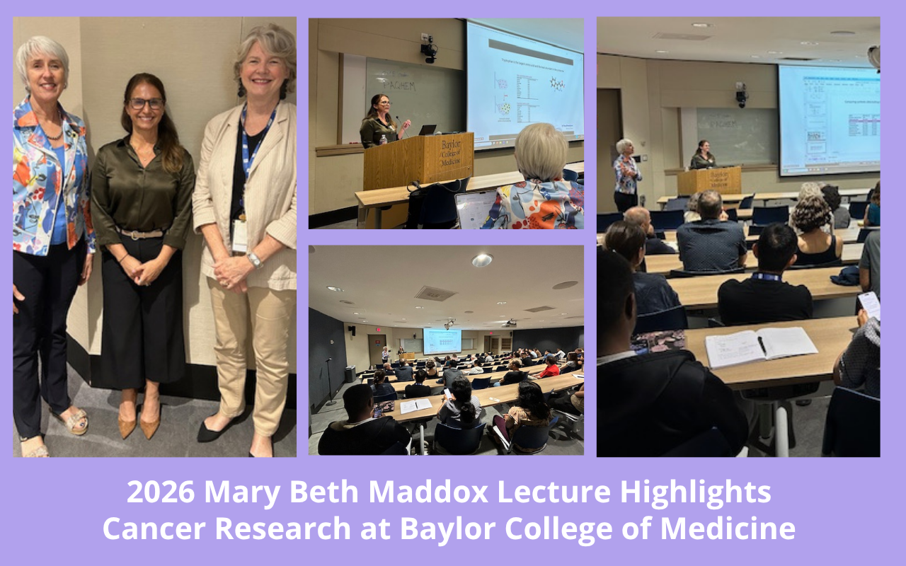 2026 Mary Beth Maddox Award Lecture at Baylor College of Medicine