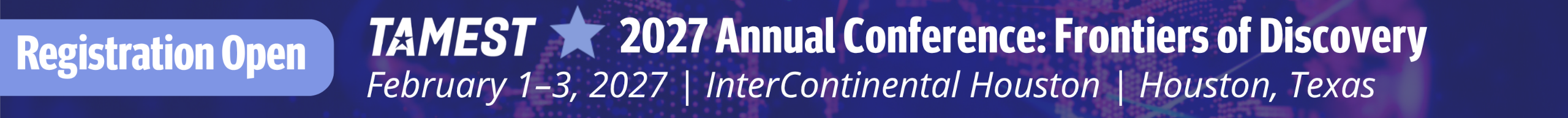TAMEST 2027 Annual Conference Registration Slider